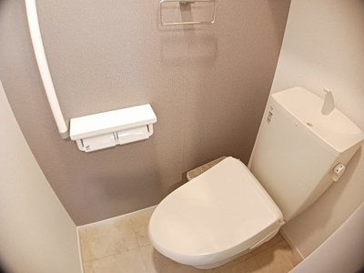【トイレ】 | メゾングレーヌ勝原Ｂ | コンパクトで使いやすいトイレです