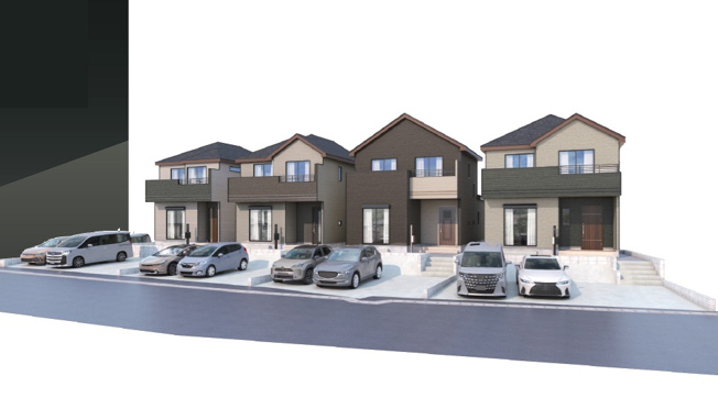 【外観パース】 | 大府市米田町4丁目　C号棟