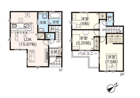 桶川市朝日　4期　新築一戸建て　グラファーレ　02