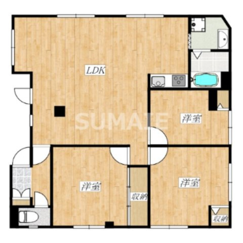 メディコビル２の間取り|間取りです