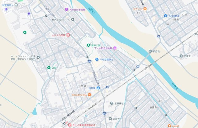 近江八幡市安養寺町　第2期　新築一戸建ての地図