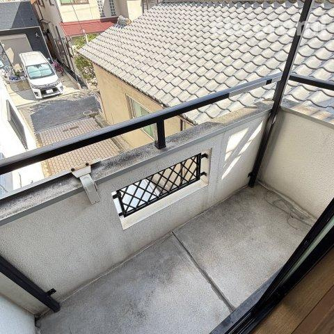 大利町リノベ戸建のバルコニー