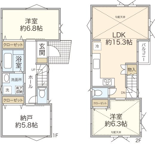 岡村2丁目新築分譲住宅【全2棟】　『デザイン性』×『機能性』を兼ね備えた新築分譲住宅の画像