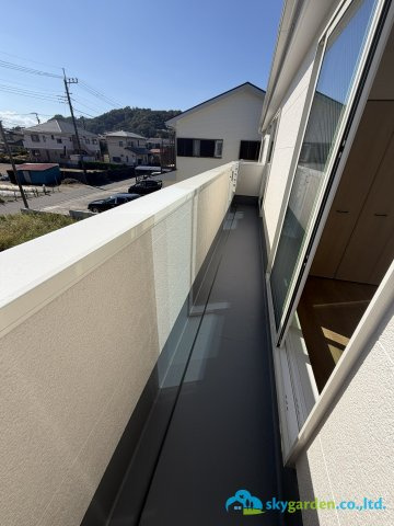 大磯町国府新宿第1期　新築戸建　全5棟5号棟のバルコニー