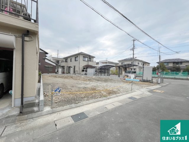 姫路市網干区垣内南町　第2期　新築一戸建ての外観|周辺は落ち着いた街並みの住宅地！子育てがしやすい住環境です！まだ未完成ですが、現地でしかわからない事もございます。是非一度ご覧ください。