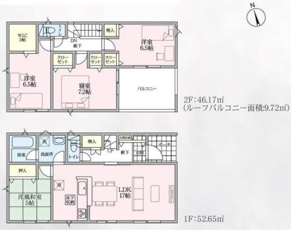 上里町黛第１（全8棟）6号棟