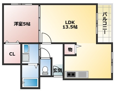 アーカンシェル東寝屋川の間取り