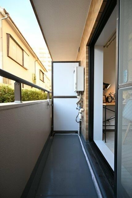 ライオンズマンションときわ台第２のバルコニー
