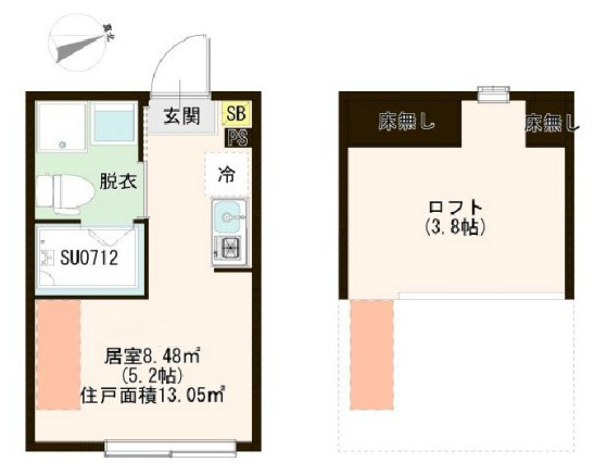 ラヴィ新小岩の間取り