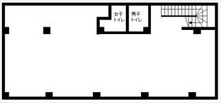 千代田区神田小川町３丁目の店舗一部の間取り