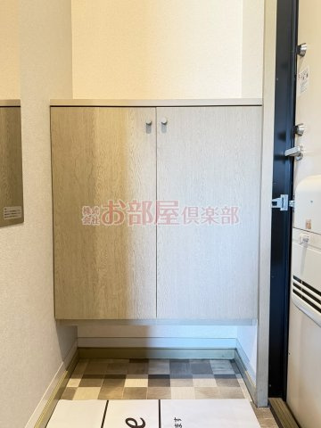 アク―ル　B棟の玄関|明るい玄関です
