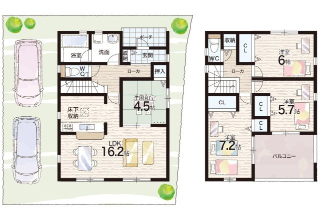 明石市大久保町谷八木　第6期　新築一戸建ての間取り|4号地