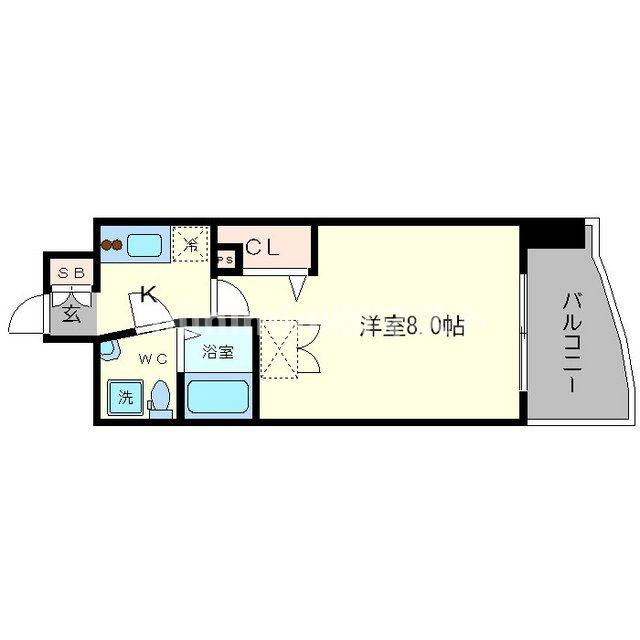 AFFLUENCE難波の間取り