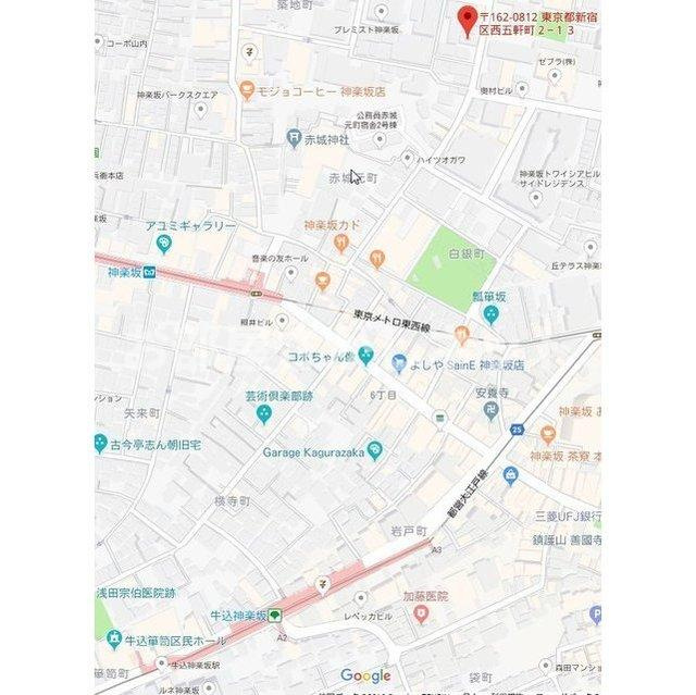 ＺＥＳＴＹ神楽坂Ⅰ【おとり物件なし】#学生・社会人にオススメ！初期費用分割払いOK！の地図