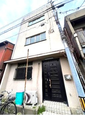 杭全６丁目住居付き店舗の外観