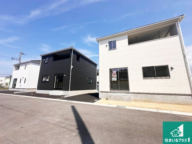 明石市大久保町谷八木　第6期　新築一戸建ての外観|安心の10年保証！外観を美しく保ち、雨水で汚れを落とします！気になることがありましたら、お気軽にお問い合わせください！