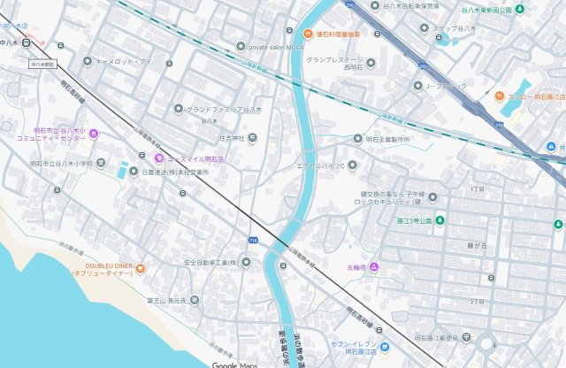 明石市大久保町谷八木　第6期　新築一戸建ての地図