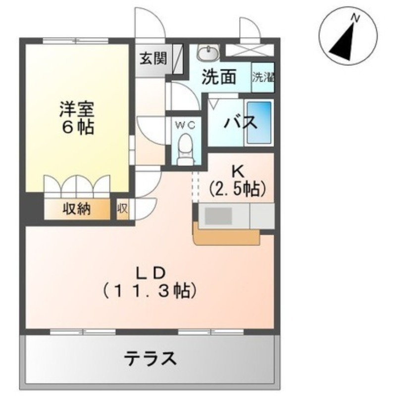 アーバンコートＴ．Ｂの間取り