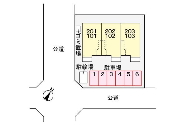 クオーレ　　 刈谷市近郊の賃貸はクラスホーム刈谷店の駐車場