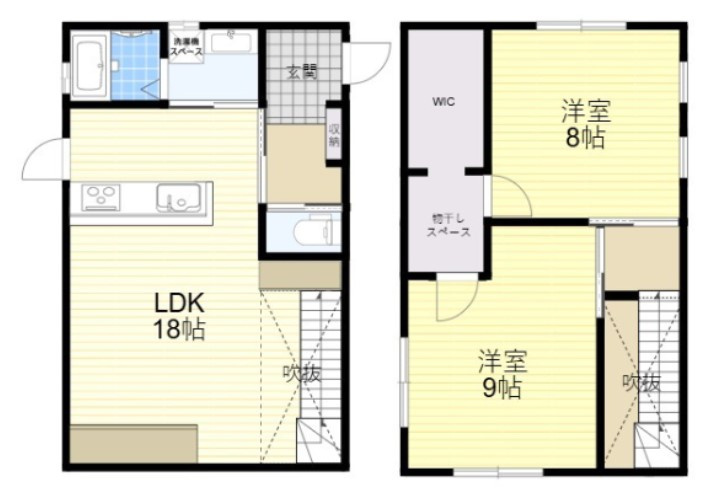 橋本北ノ町戸建の間取り