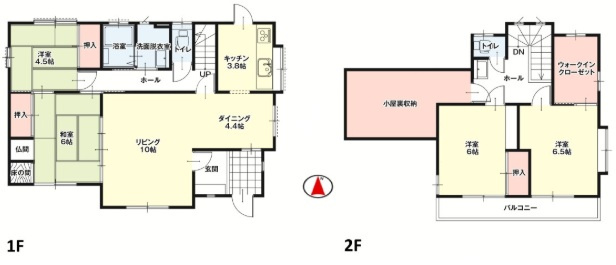 【間取り】 | 玉村町下新田　リフォーム済み戸建