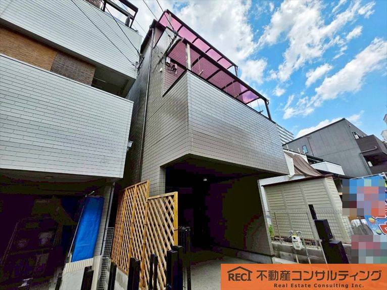 神戸市東灘区深江本町4丁目　中古戸建の前面道路含む現地写真