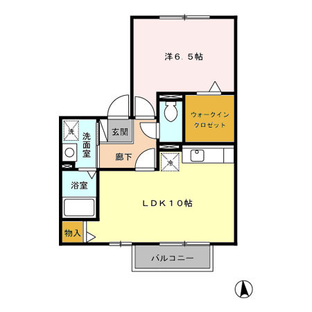 アクティブ　C棟の間取り