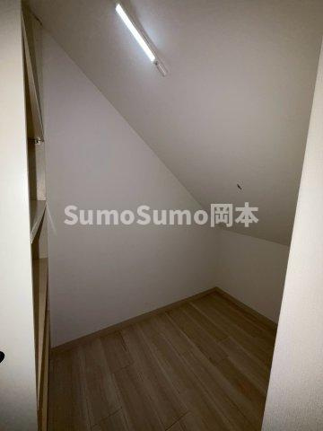 岡本Rd12の収納|専用の収納スペースです