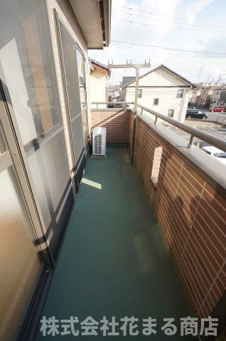 土井貸家のバルコニー|物件、駅でお待ち合わせでのご案内歓迎！