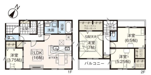 桶川市寿2丁目　新築戸建　全2棟　2号棟の画像