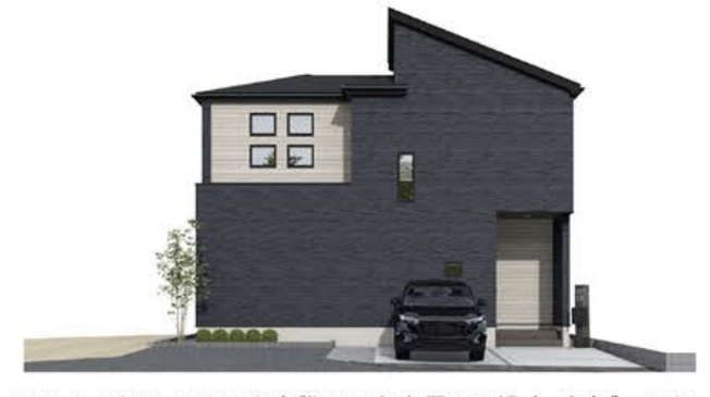 【外観パース】 | 桶川市寿2丁目　新築戸建　全2棟　2号棟 | 2号棟