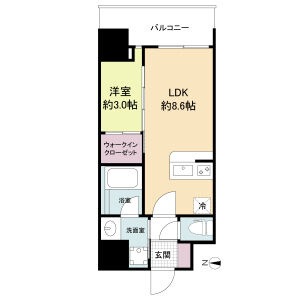 セレニテ新大阪グランデ　シュッドの間取り
