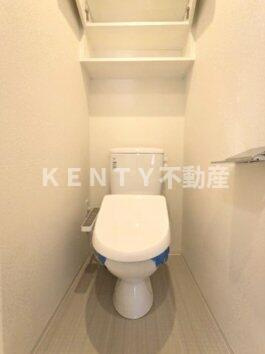 【トイレ】 | アジールコート東大井 | 落ち着いた色調のトイレです