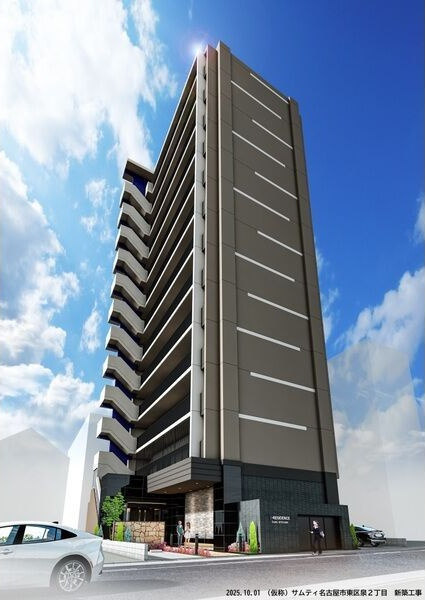 S-RESIDENCE高岳駅前awake(アウェイク)の外観パース