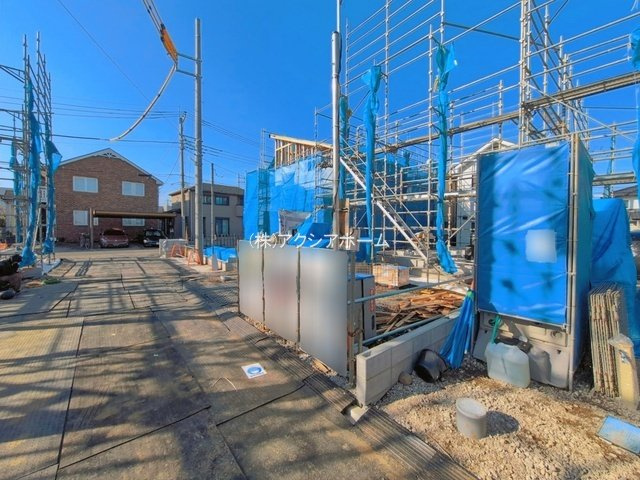 入間市下藤沢4丁目・全5棟　新築一戸建　1号棟の前面道路含む現地写真|現地写真（2026年4月3日撮影）