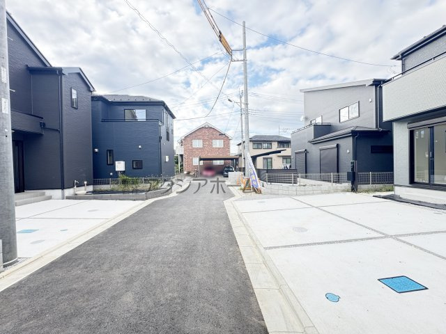 入間市下藤沢4丁目・全5棟　新築一戸建　1号棟の前面道路含む現地写真|現地写真（2026年7月24日撮影）