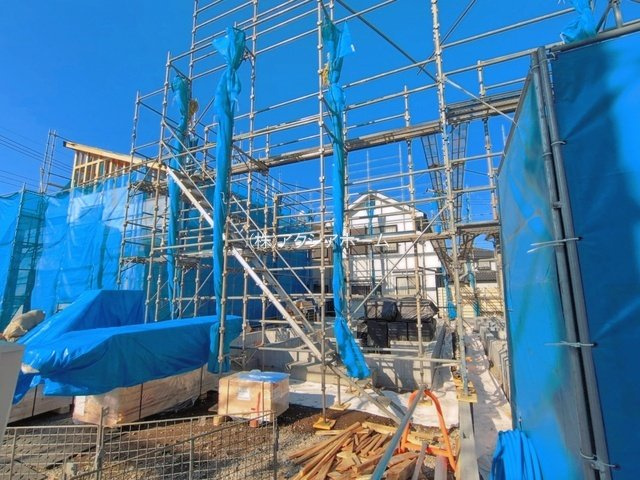 入間市下藤沢4丁目・全5棟　新築一戸建　1号棟の外観|現地写真（2026年4月3日撮影）