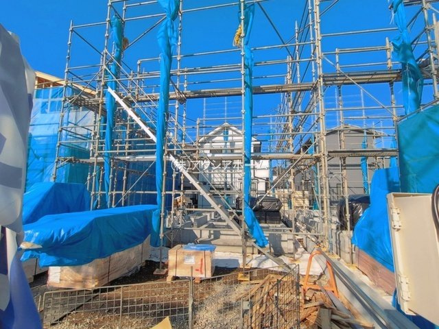 入間市下藤沢4丁目・全5棟　新築一戸建　1号棟の駐車場|現地写真（2026年4月3日撮影）
