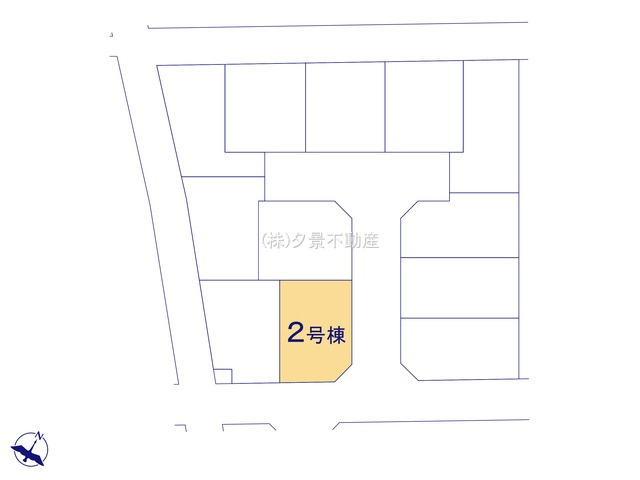 《仲介手数料無料》上尾市大字大谷本郷102-4新築一戸建てグラファーレの区画図