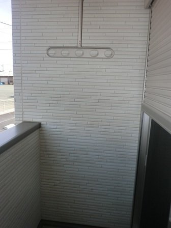 クレメント野田のバルコニー