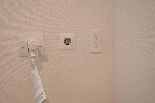 《仲介手数料無料》上尾市大字大谷本郷102-4新築一戸建てグラファーレのランドリースペース|ガス乾燥機が設置できます。