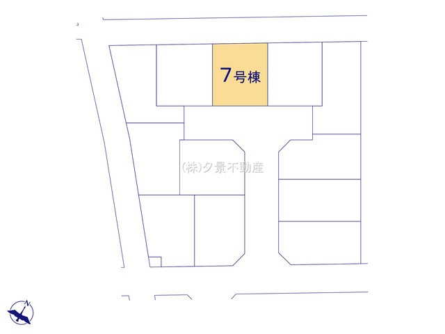 《仲介手数料無料》上尾市大字大谷本郷102-4新築一戸建てグラファーレの区画図
