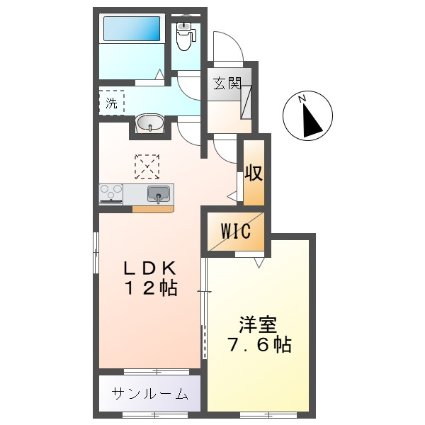 ラヴィベールアイⅡの間取り