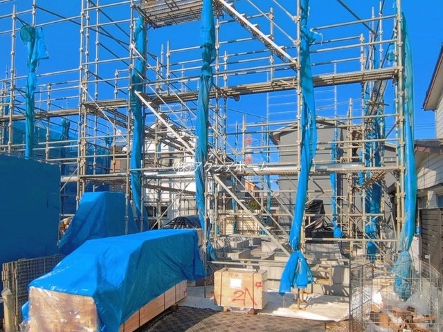 入間市下藤沢4丁目・全5棟　新築一戸建　2号棟の外観|現地写真（2026年4月3日撮影）