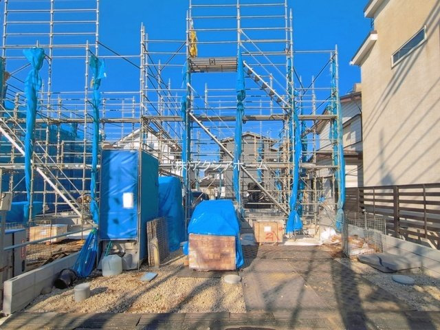 入間市下藤沢4丁目・全5棟　新築一戸建　2号棟の外観|現地写真（2026年4月3日撮影）