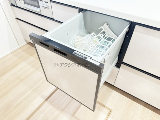 入間市下藤沢4丁目・全5棟　新築一戸建　2号棟のキッチン|便利な食洗器付き♪