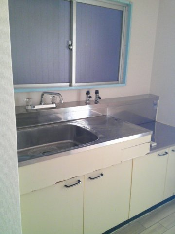 大阪市中央区材木町の賃貸マンションのキッチン