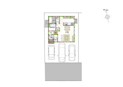 【区画図】 | 新築住宅　高知市東雲町③