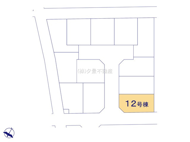 《仲介手数料無料》上尾市大字大谷本郷102-4新築一戸建てグラファーレの区画図