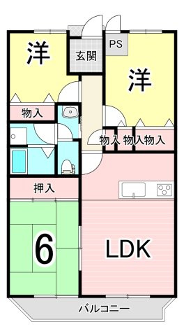 ライオンズマンション和歌山紀伊の間取り